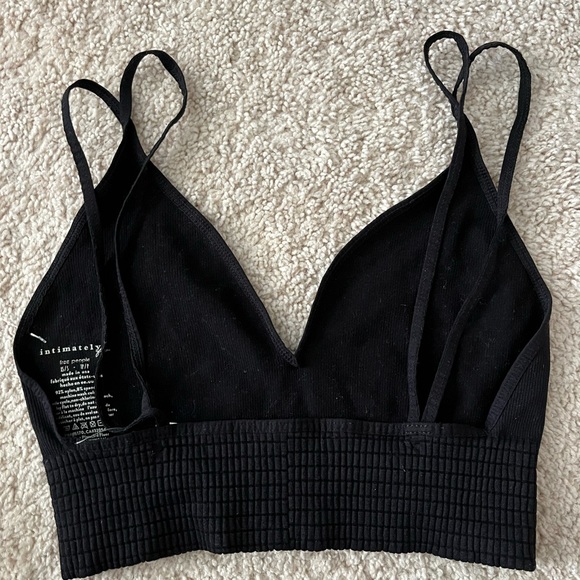 🆕 NEW Free People Intimately Seamless Bralette Black Size XS/S Two Bra Bundle - Picture 3 of 9